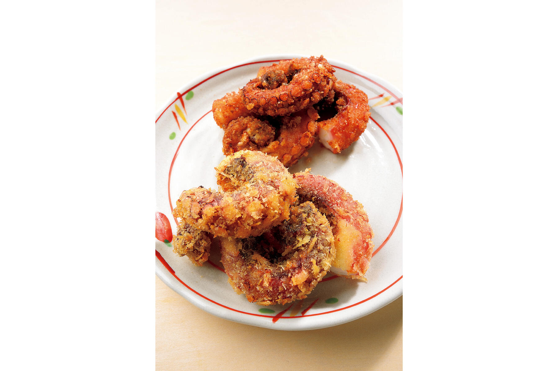 衣をつけて揚げる