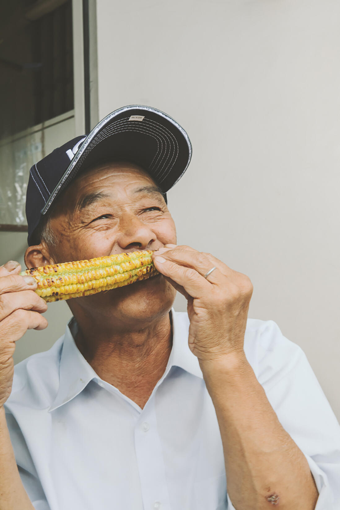 北海道・三笠町の及川さんの八列とうきび