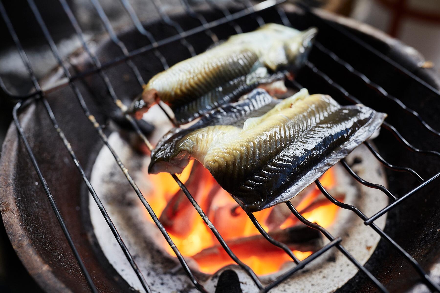 宮崎の山の中で食べたうなぎ
