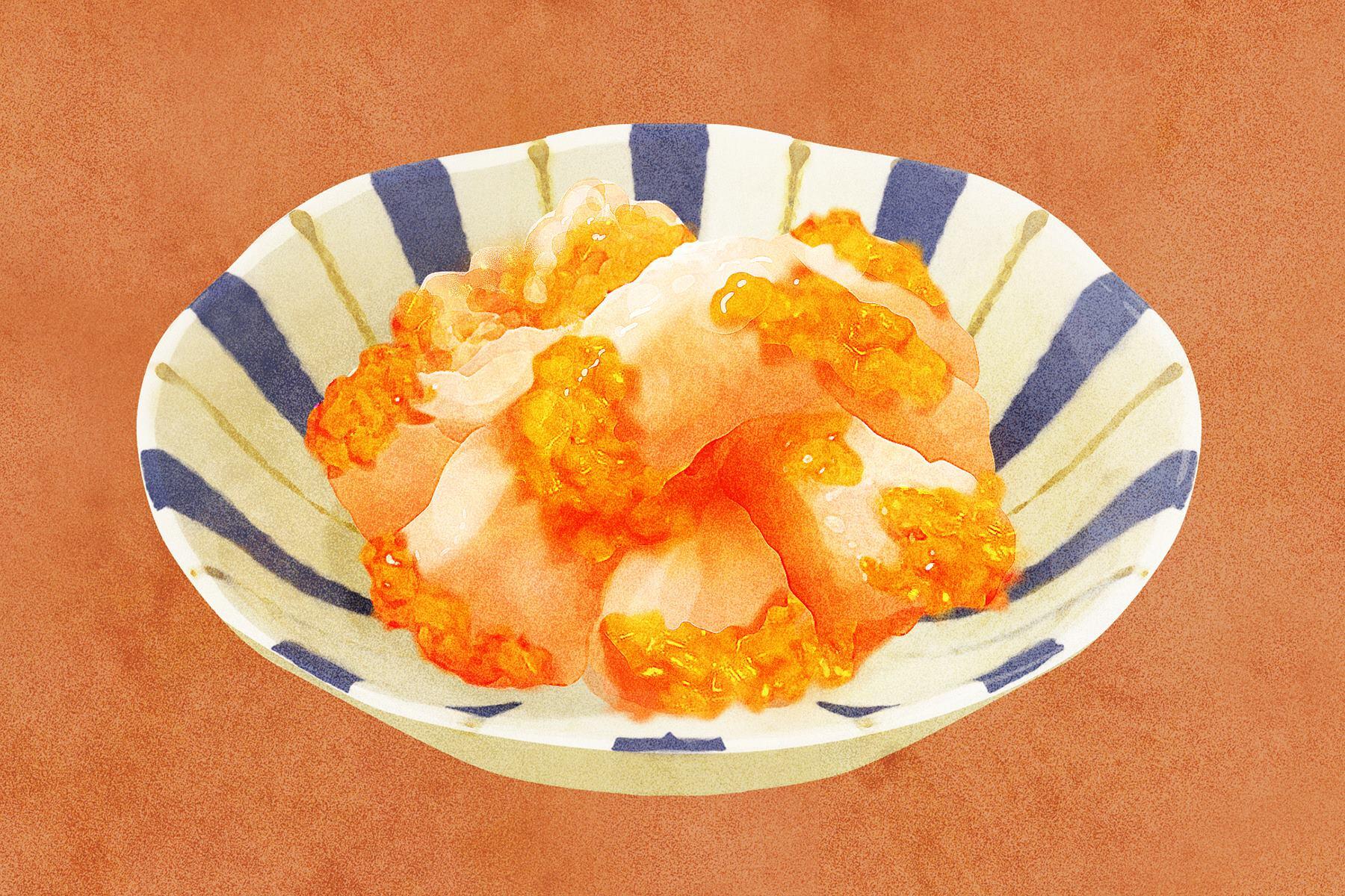 マンボウの肝和え