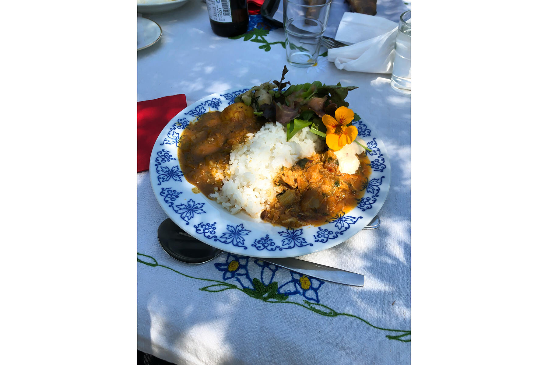 ドイツ・ゲルスヴァルデ「Cafe zum Lowen」のカレー