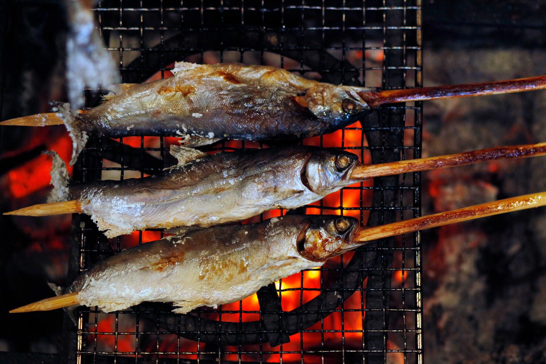 福島・会津若松の旅籠「芦名」の天然の鮎