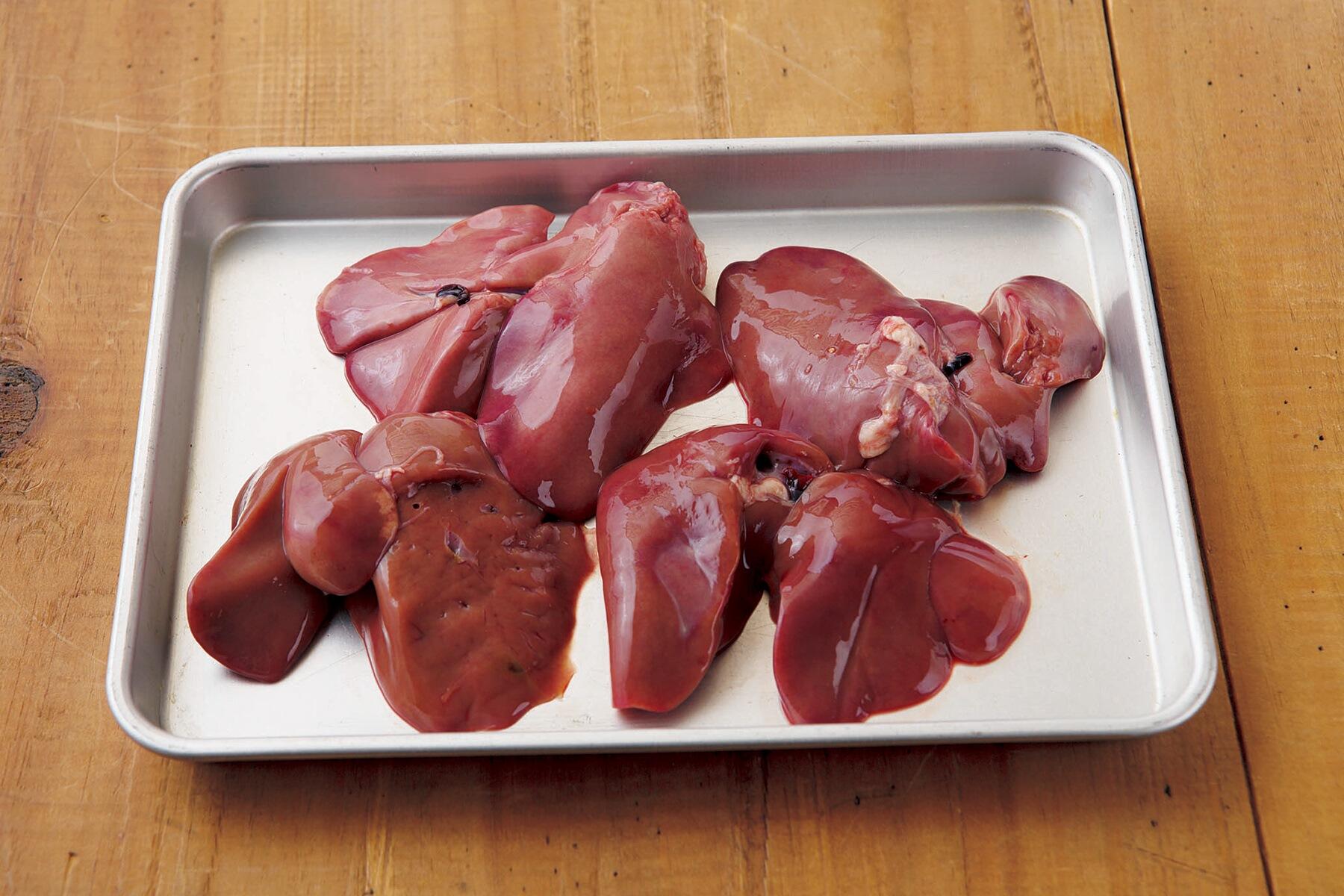 にんにく醤油レバー材料