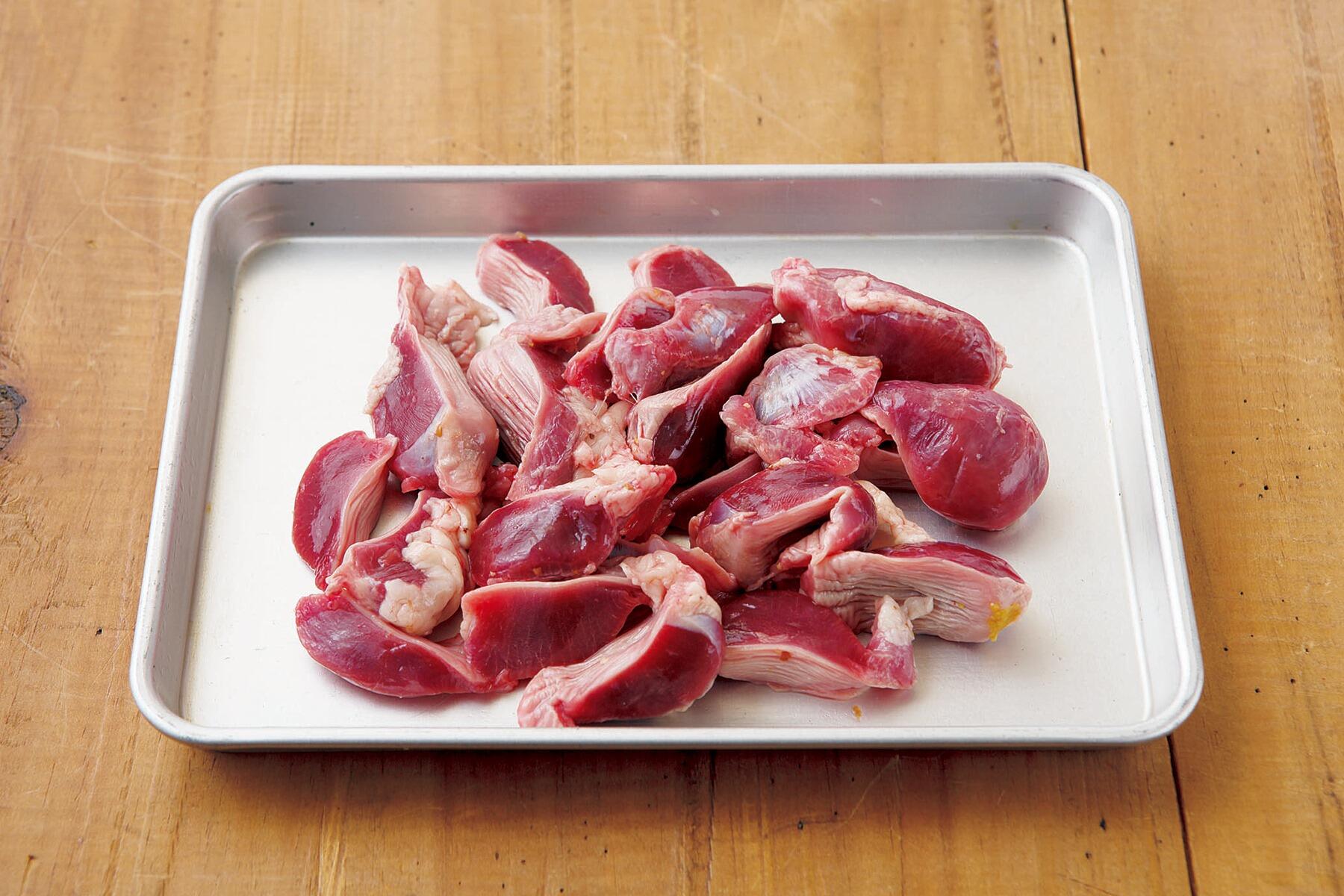 牛乳塩胡椒砂肝材料