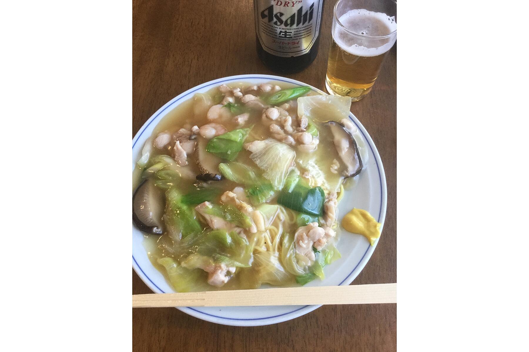 京都・京都市役所前「広東料理 鳳泉」のからしそば