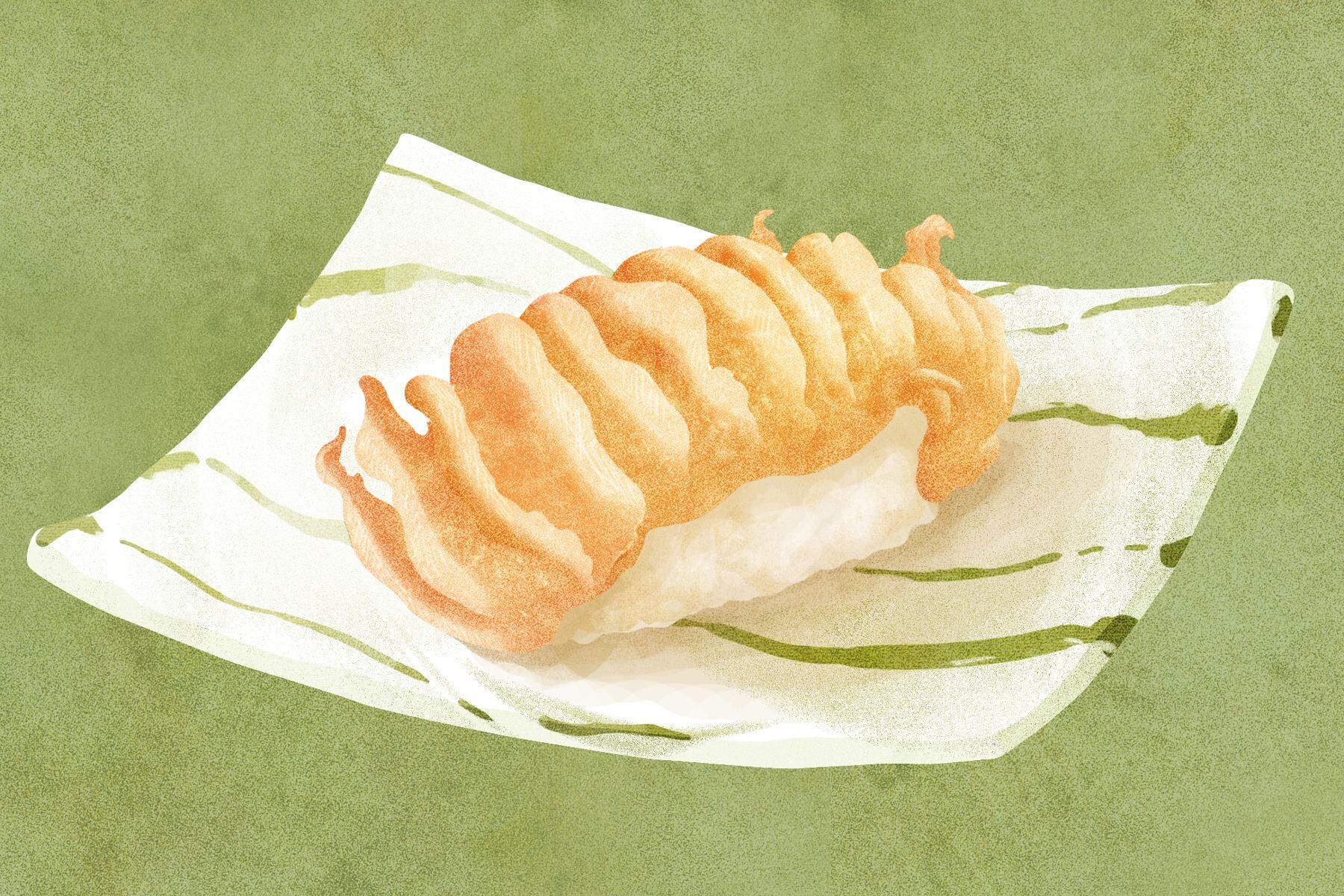 シロミル貝の握り