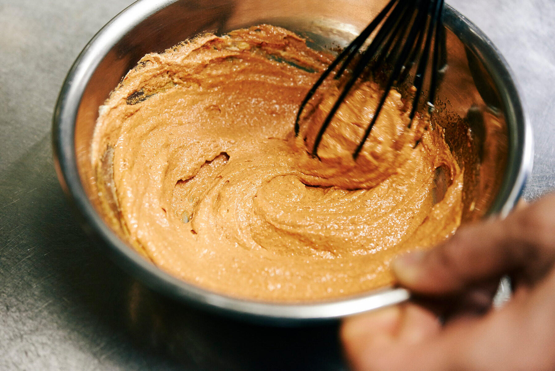 パウダースパイスと混ぜる