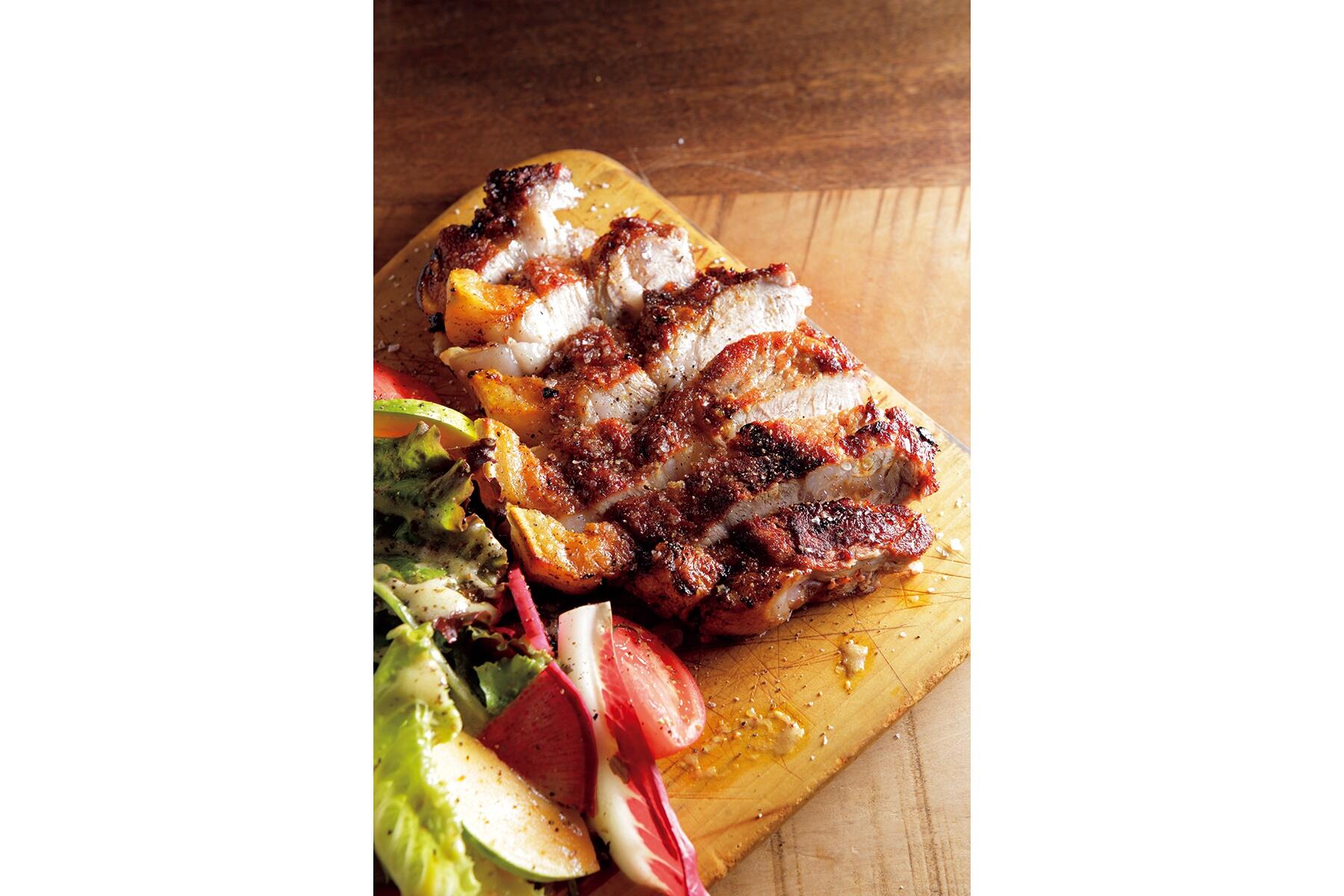 京都の人気ビストロ「ル キャトー ズィエム」のローストポーク