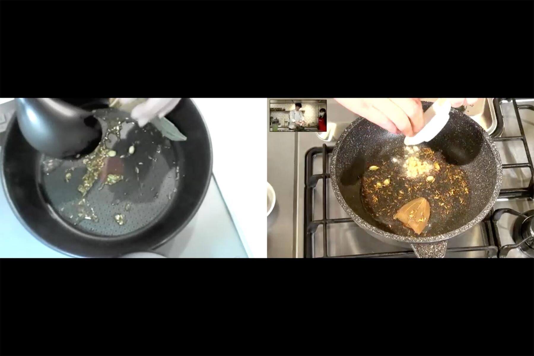 レッスン参加の様子