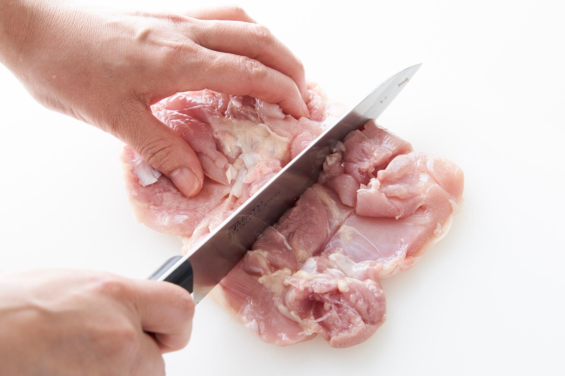 鶏肉の下処理