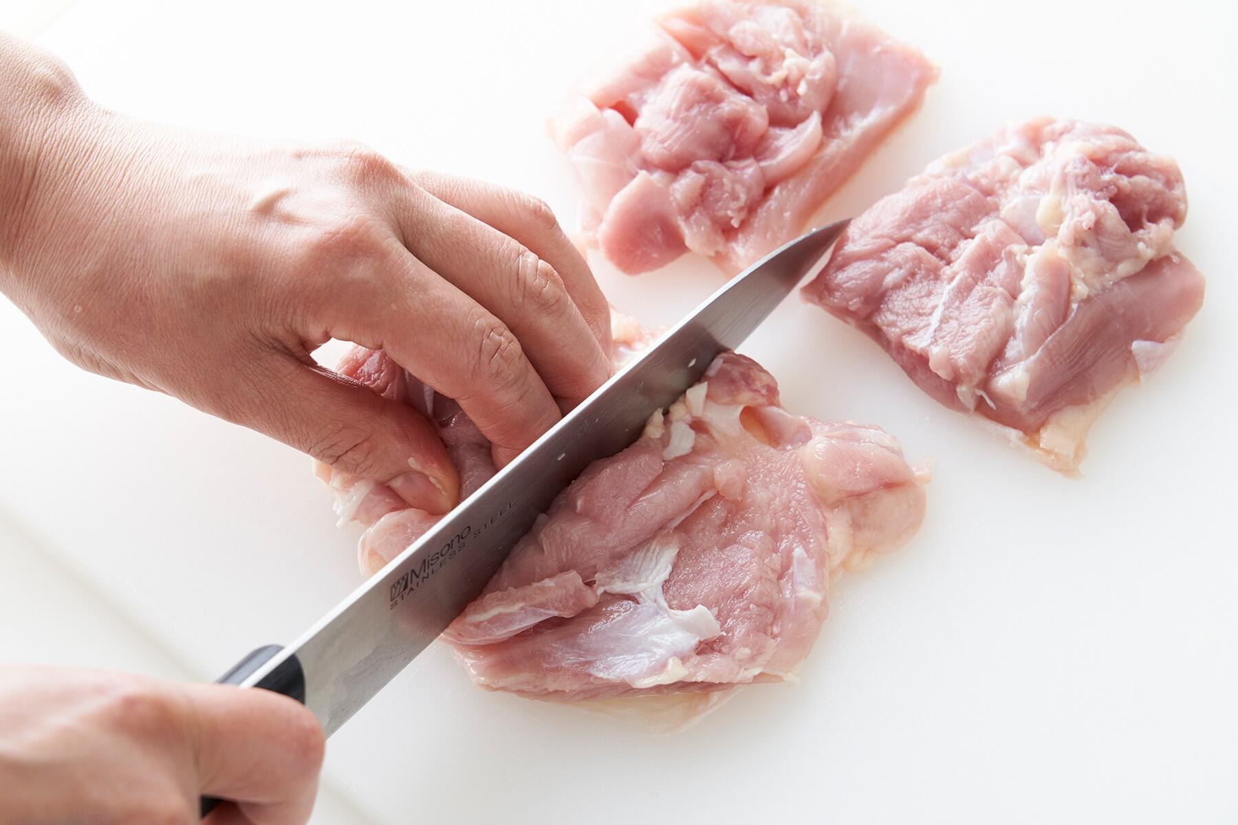 鶏肉の下処理