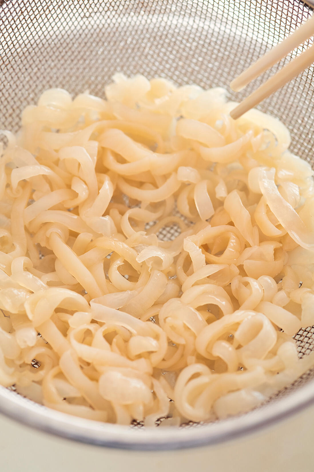 くらげを茹でる