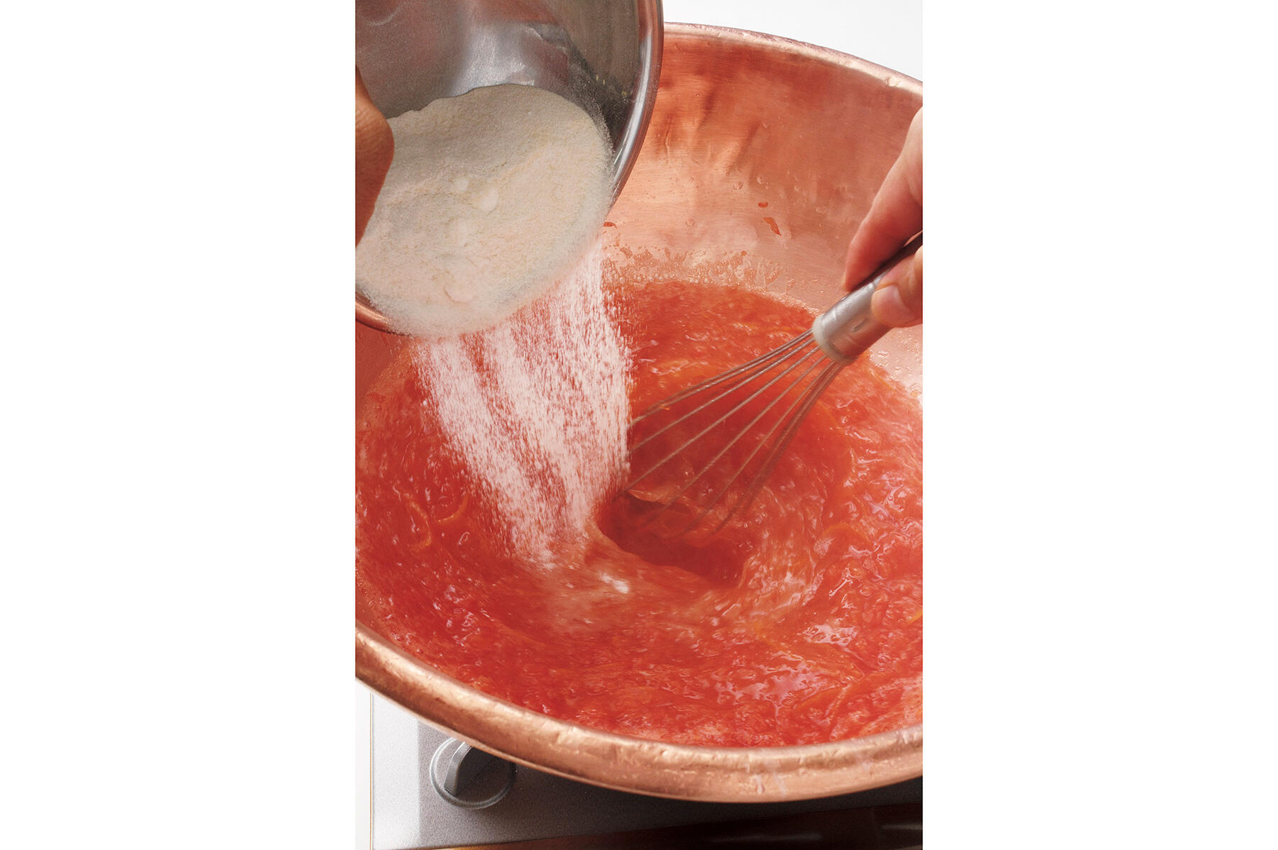 ペクチンを加える