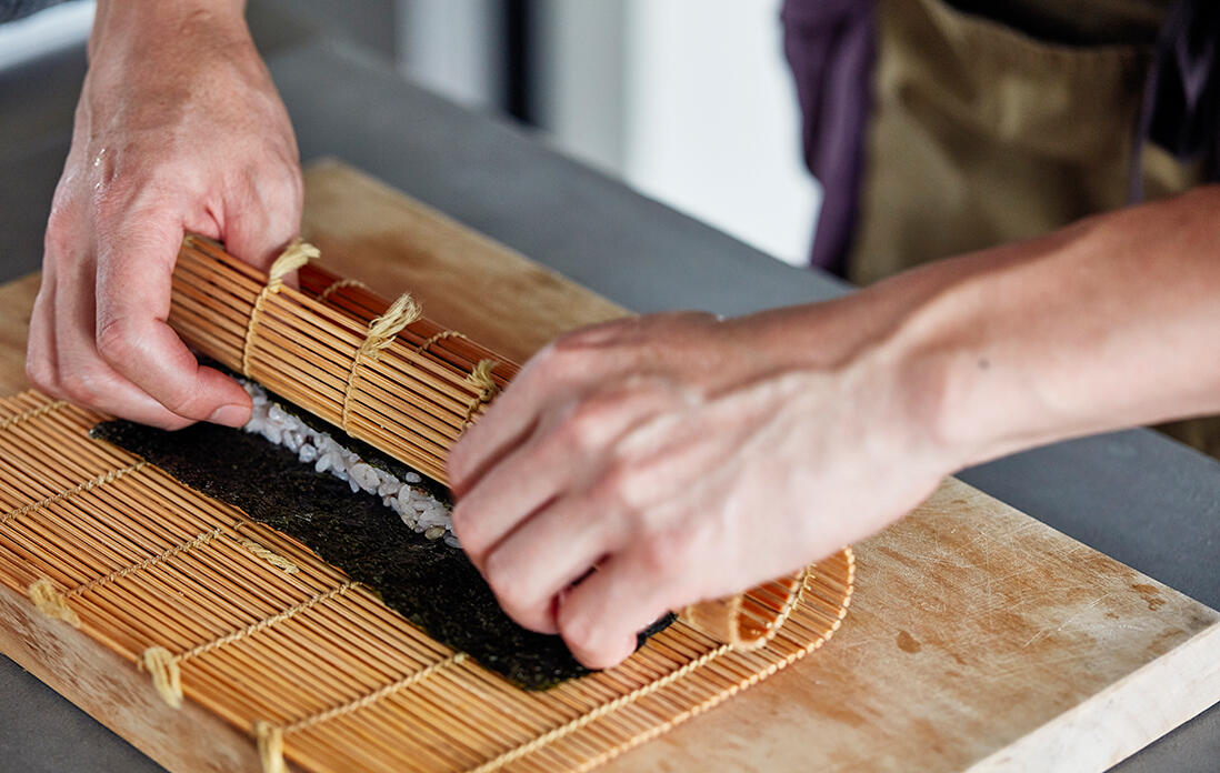 キンパの詳しい巻き方