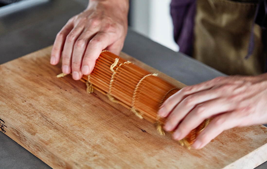 キンパの詳しい巻き方