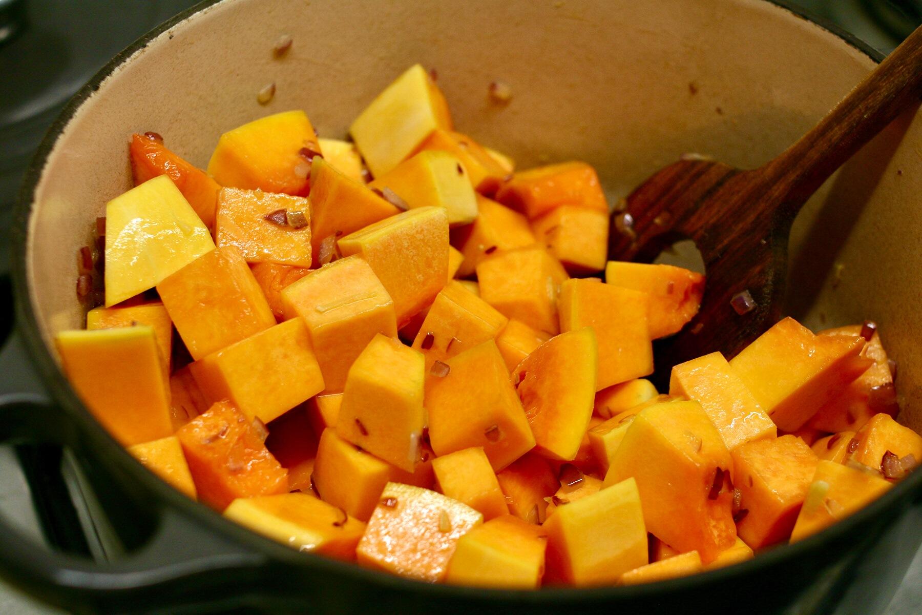 バターナッツを加える