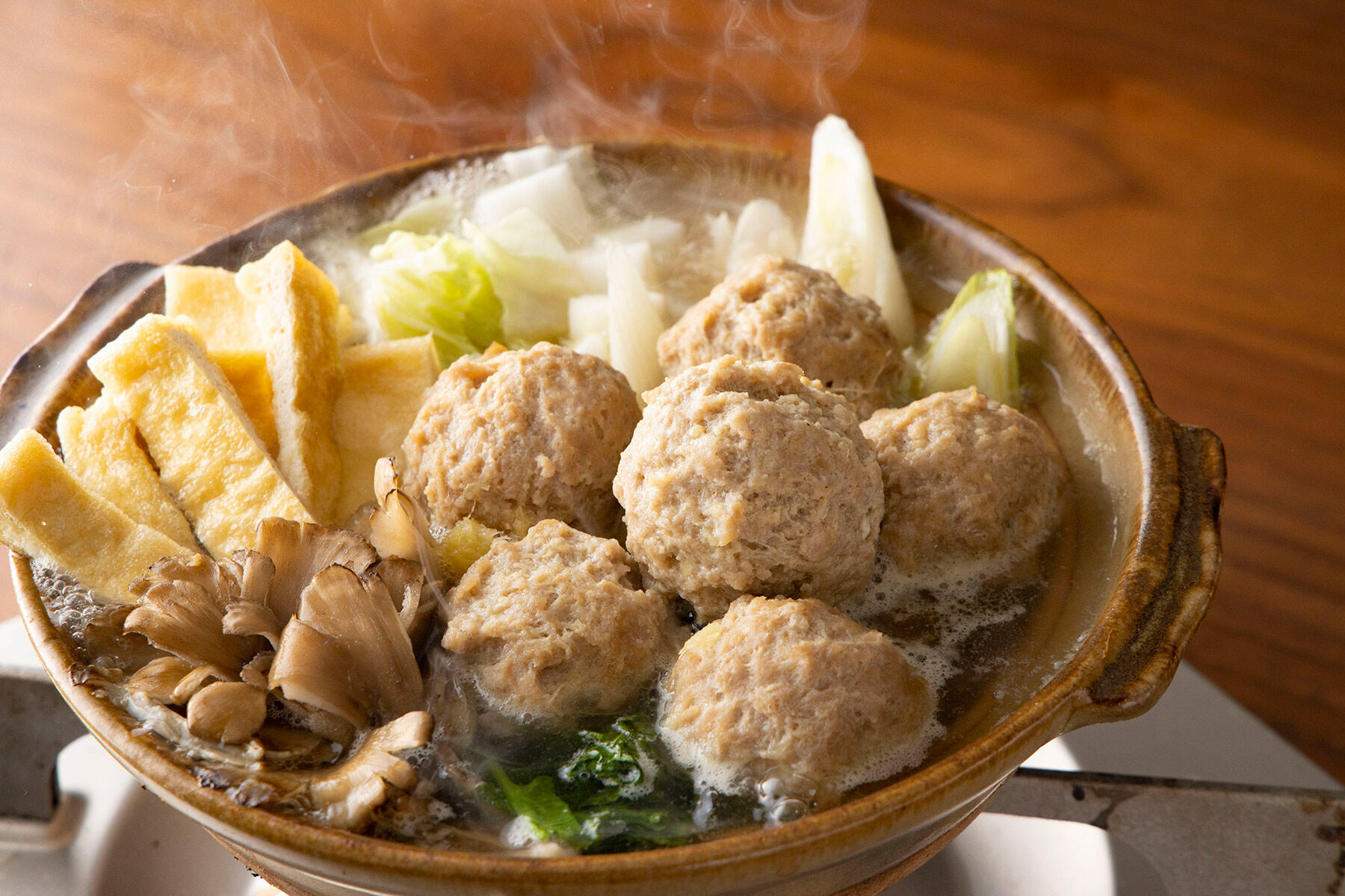 豚肉団子の生姜鍋
