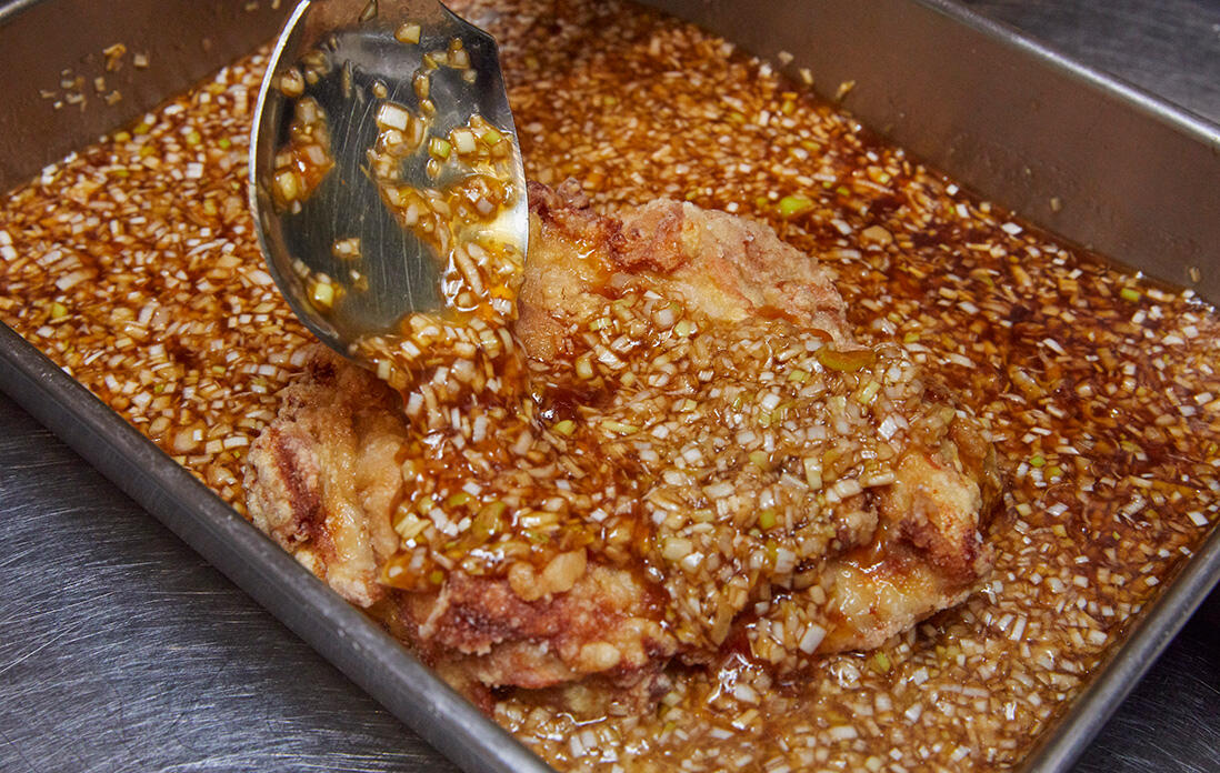 油淋鶏のつくり方