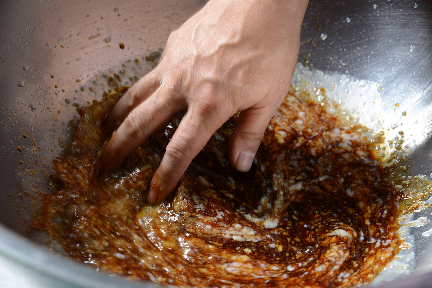 調味料を準備する
