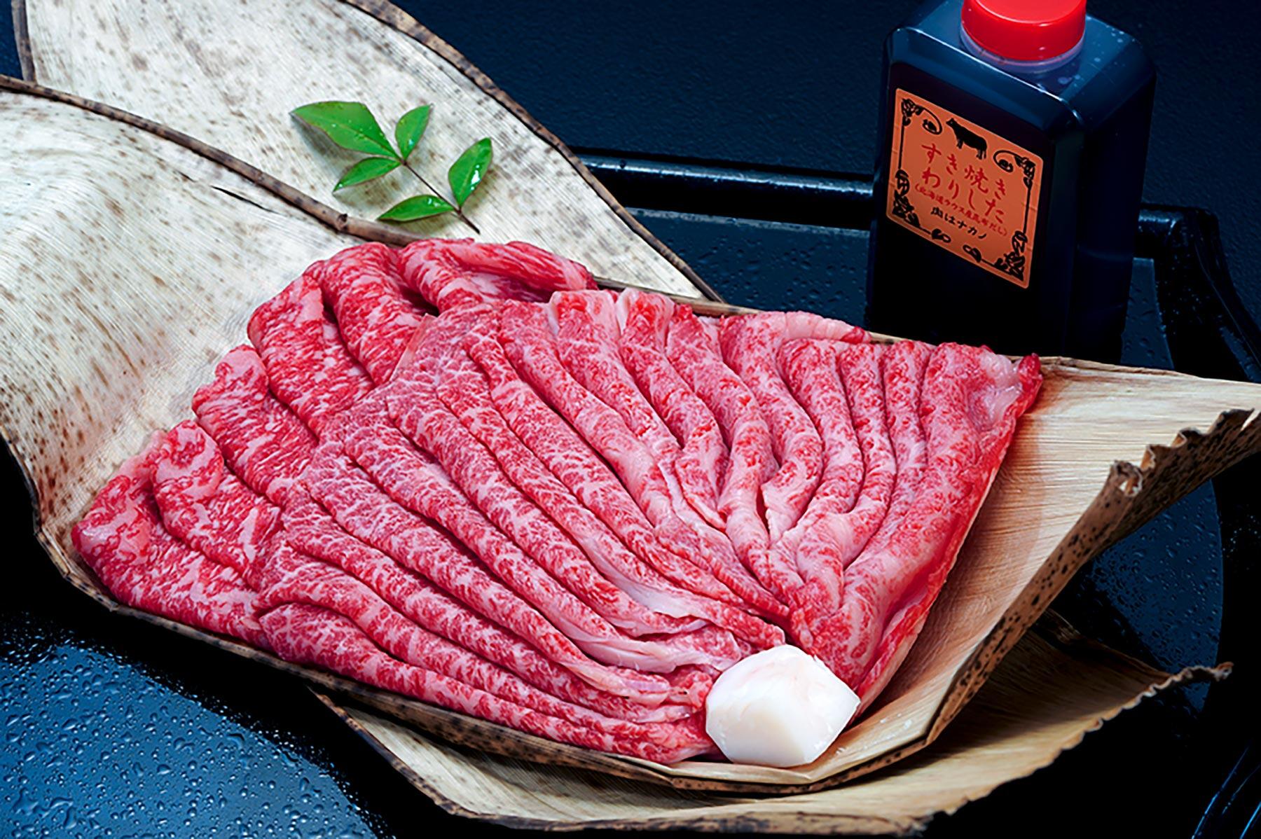 若狭牛のすき焼き満腹セット