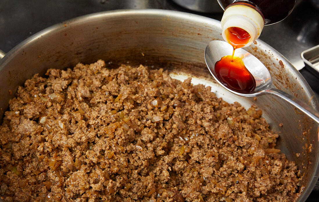 “豆乳の肉味噌入り担々うどん”のつくり方