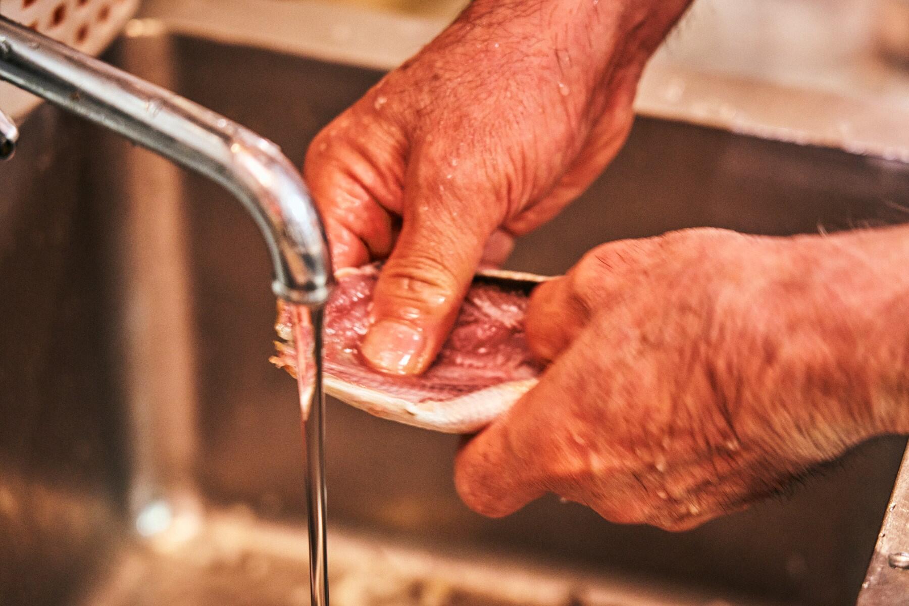 いわしをおろす