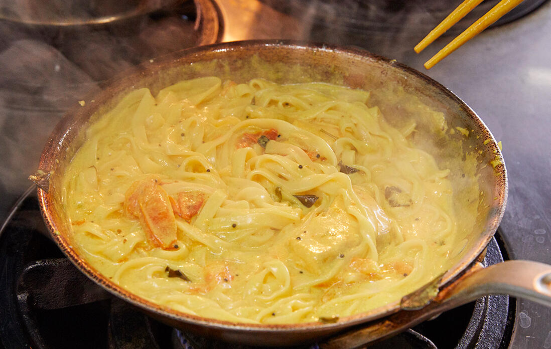 カレーパスタのつくり方