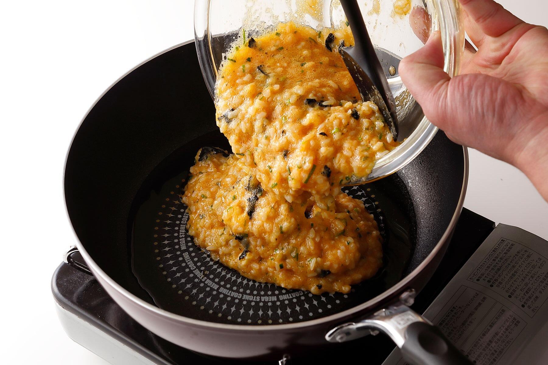 「純正ごま油 濃口」で焼く