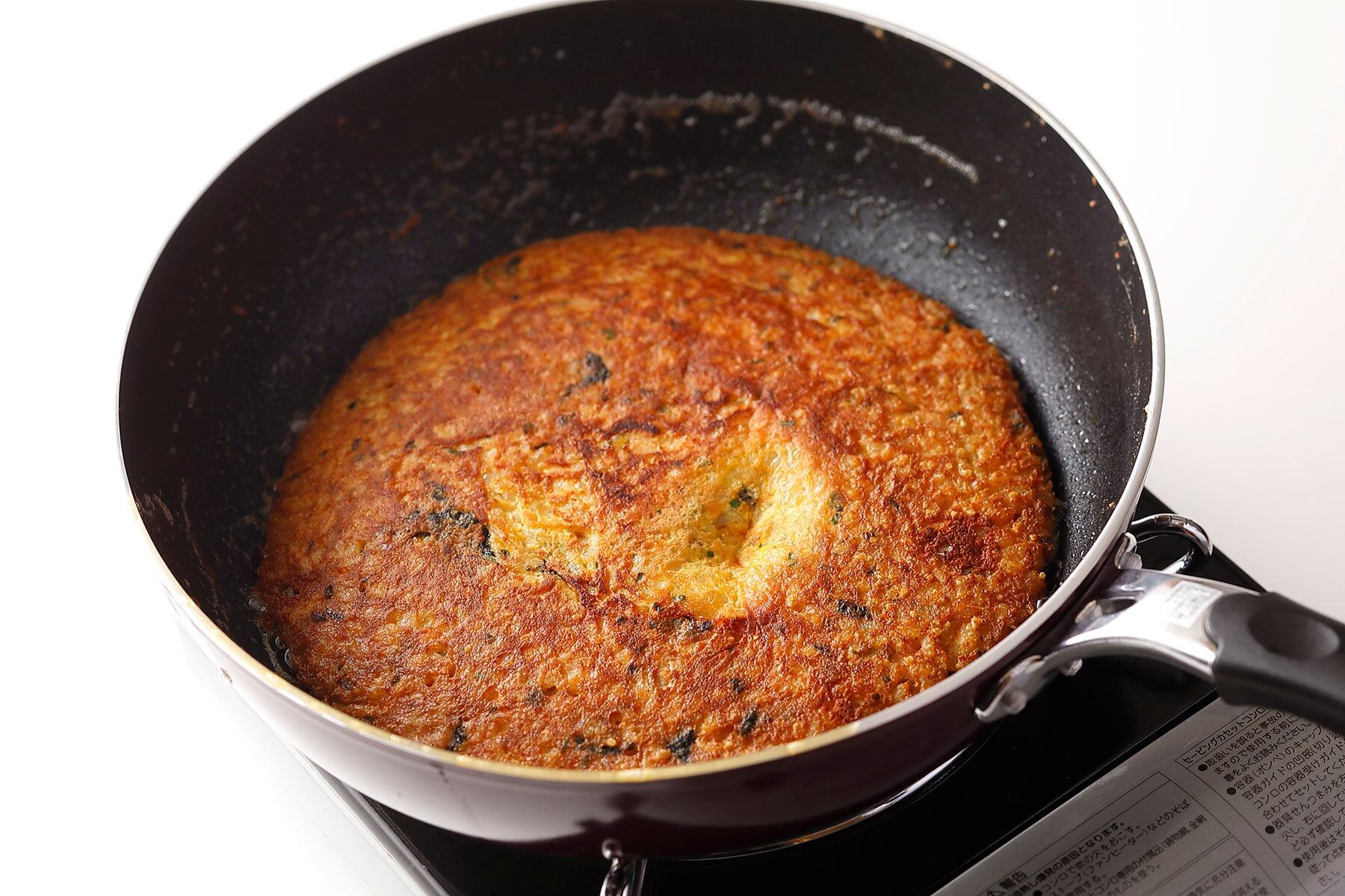 さらに1～2分焼けば、出来上がり