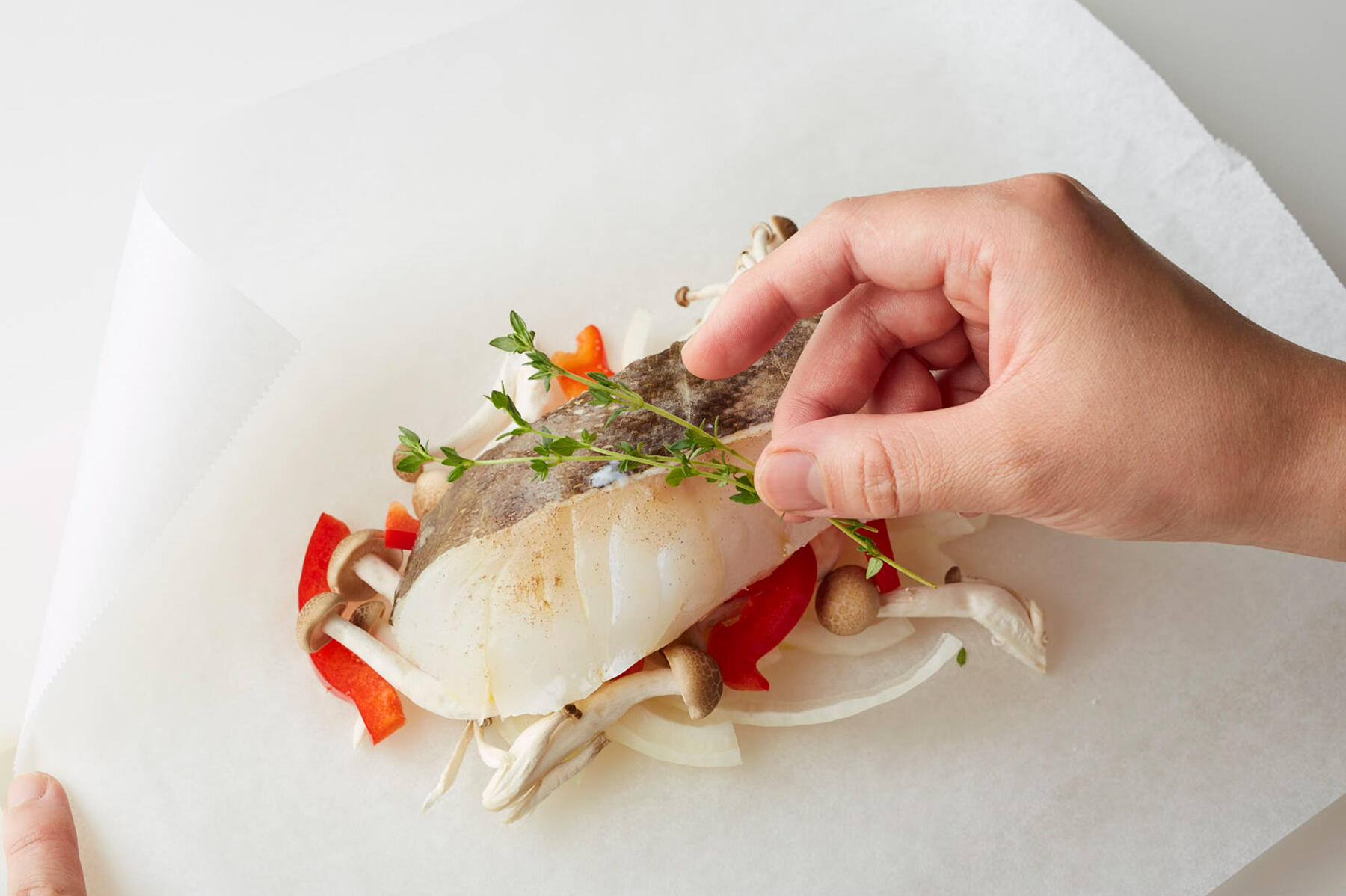 オイルをかける