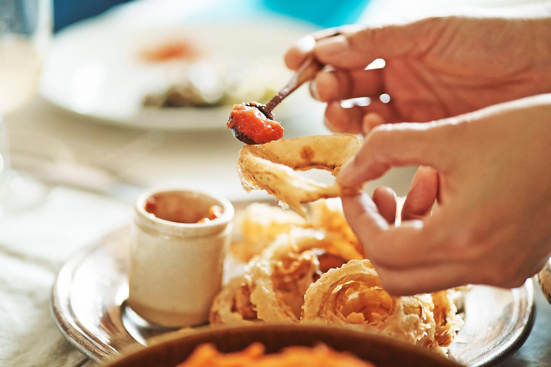 玉ねぎをつまみに!“オニオンリング”