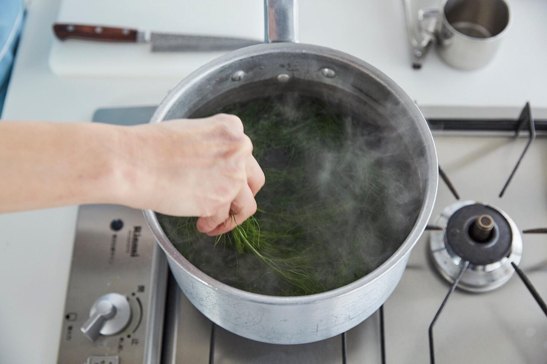 フェンネルの下準備