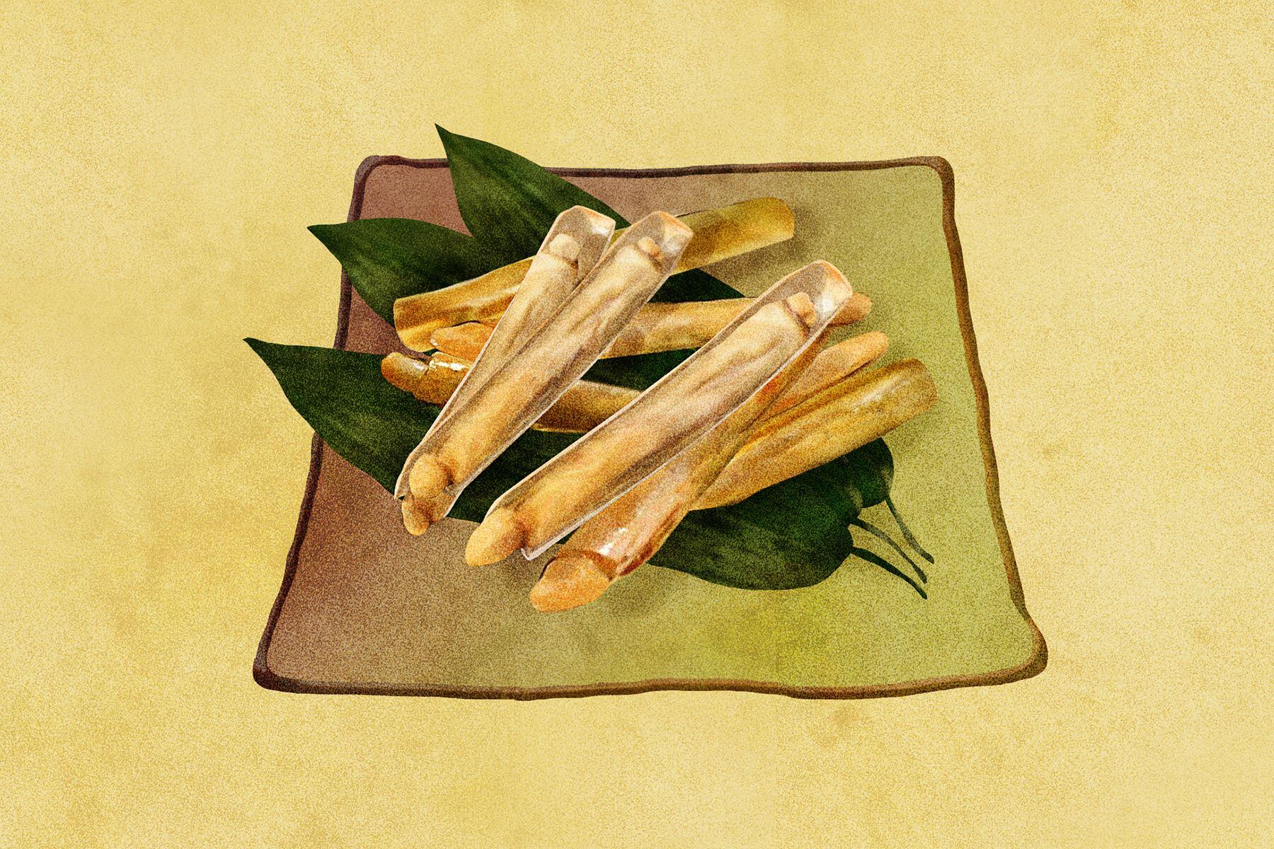 マテガイの焼き物