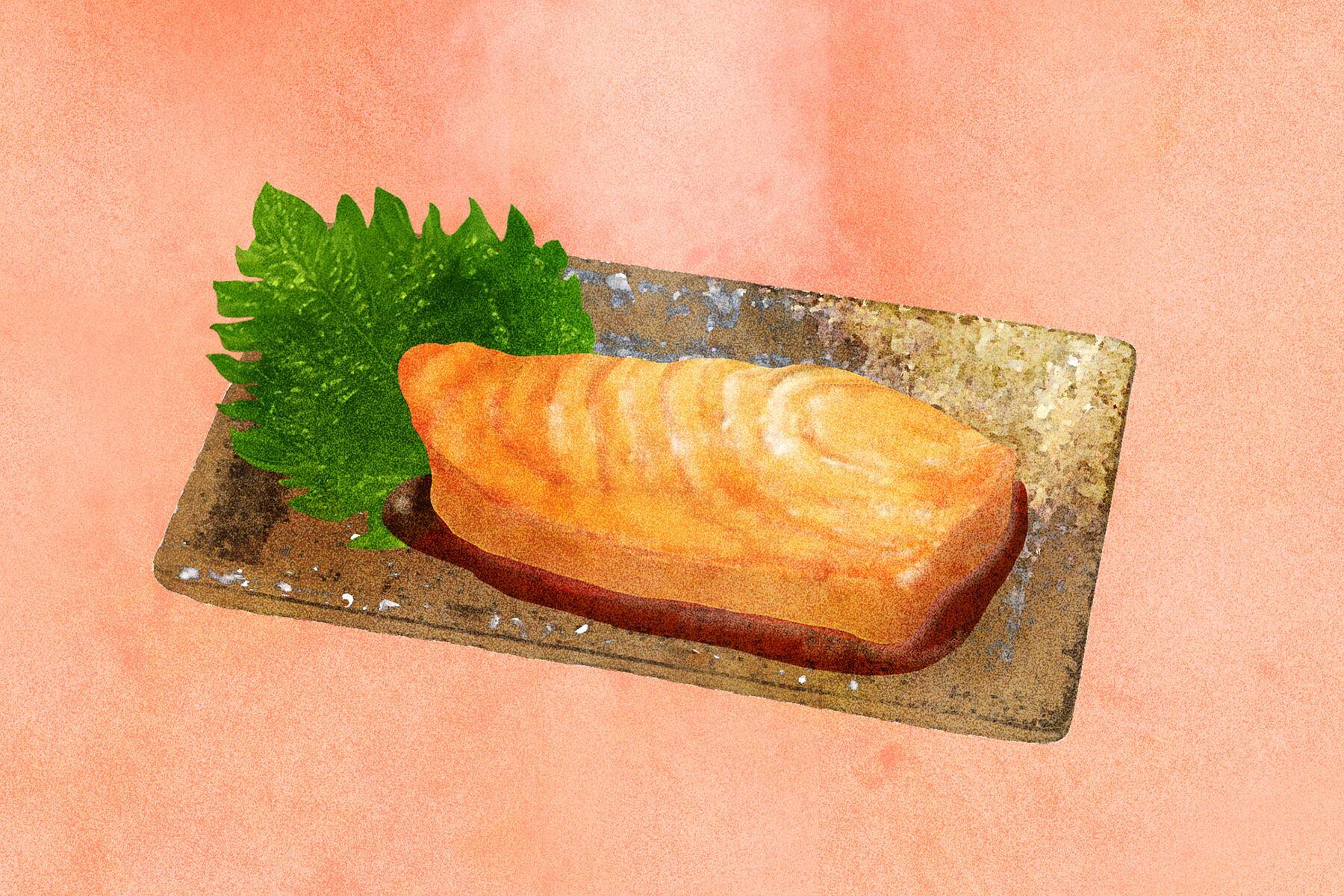 アカマンボウの照り焼き