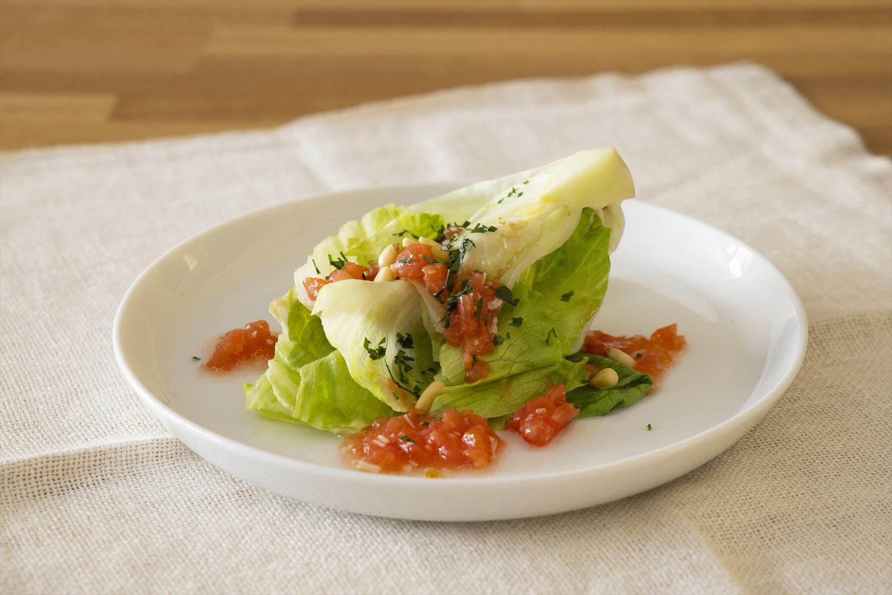 スペイン風レタス&トマト