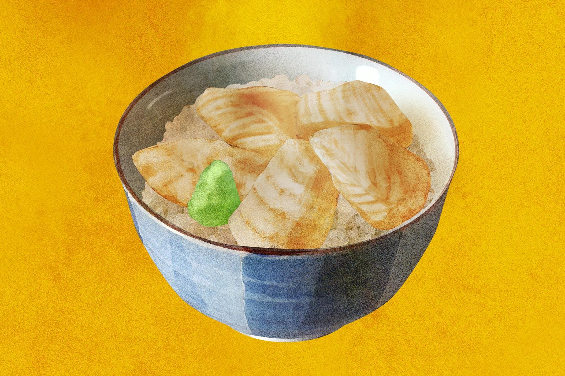 シイラの魚茶漬け