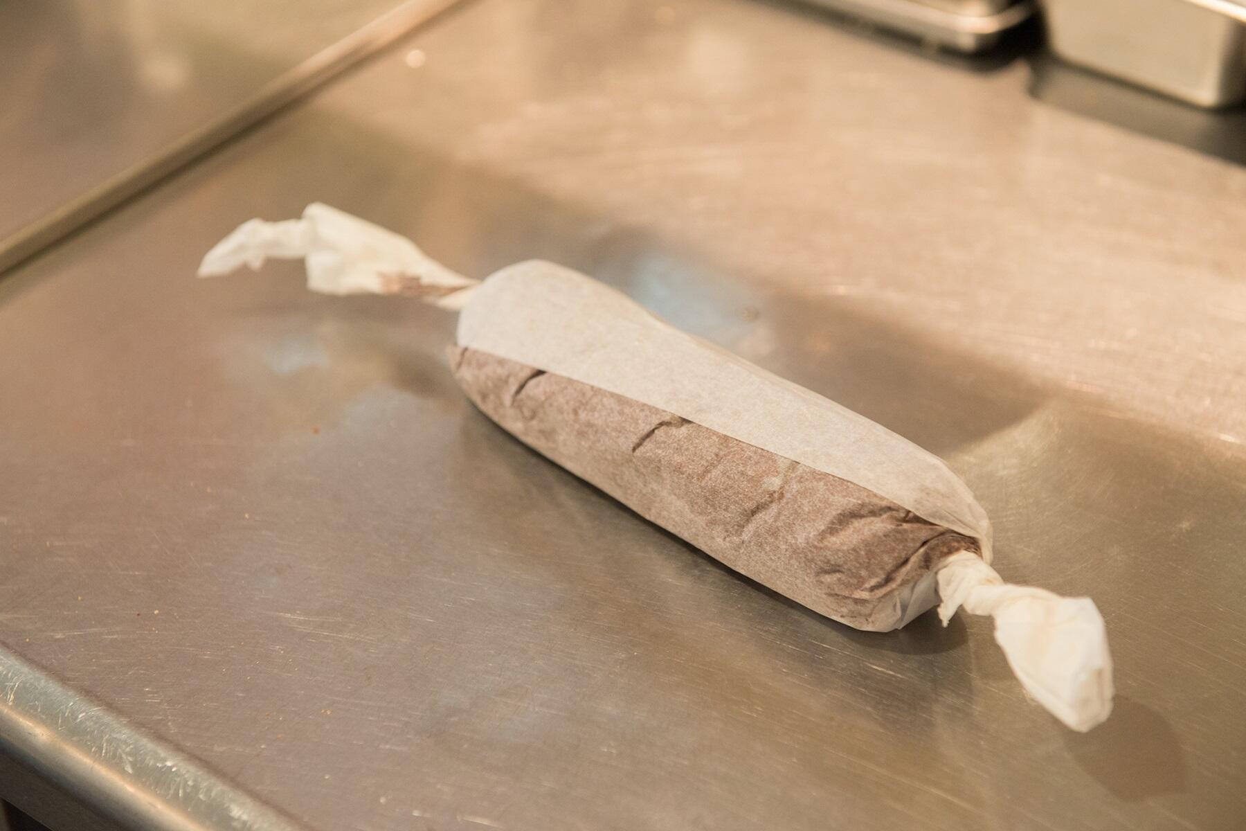 棒状に成形する