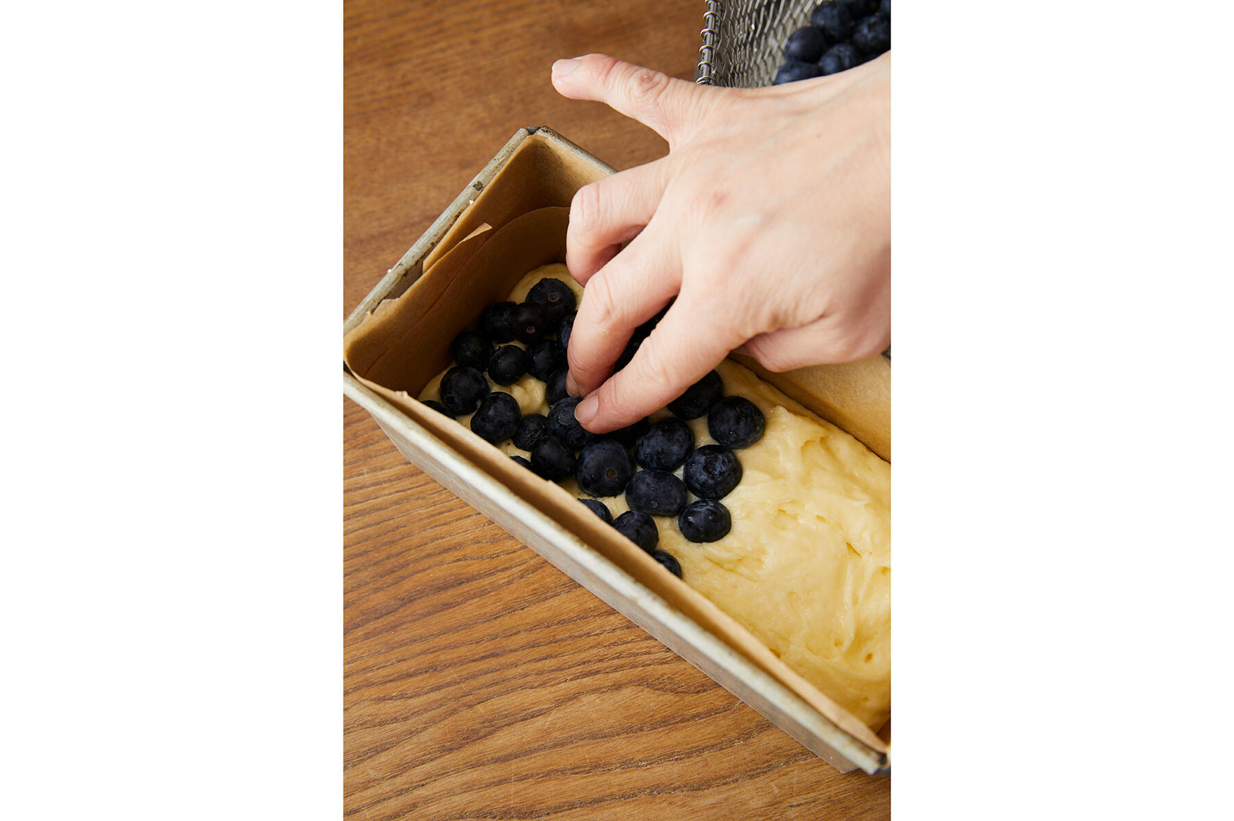 ブルーベリーを加える