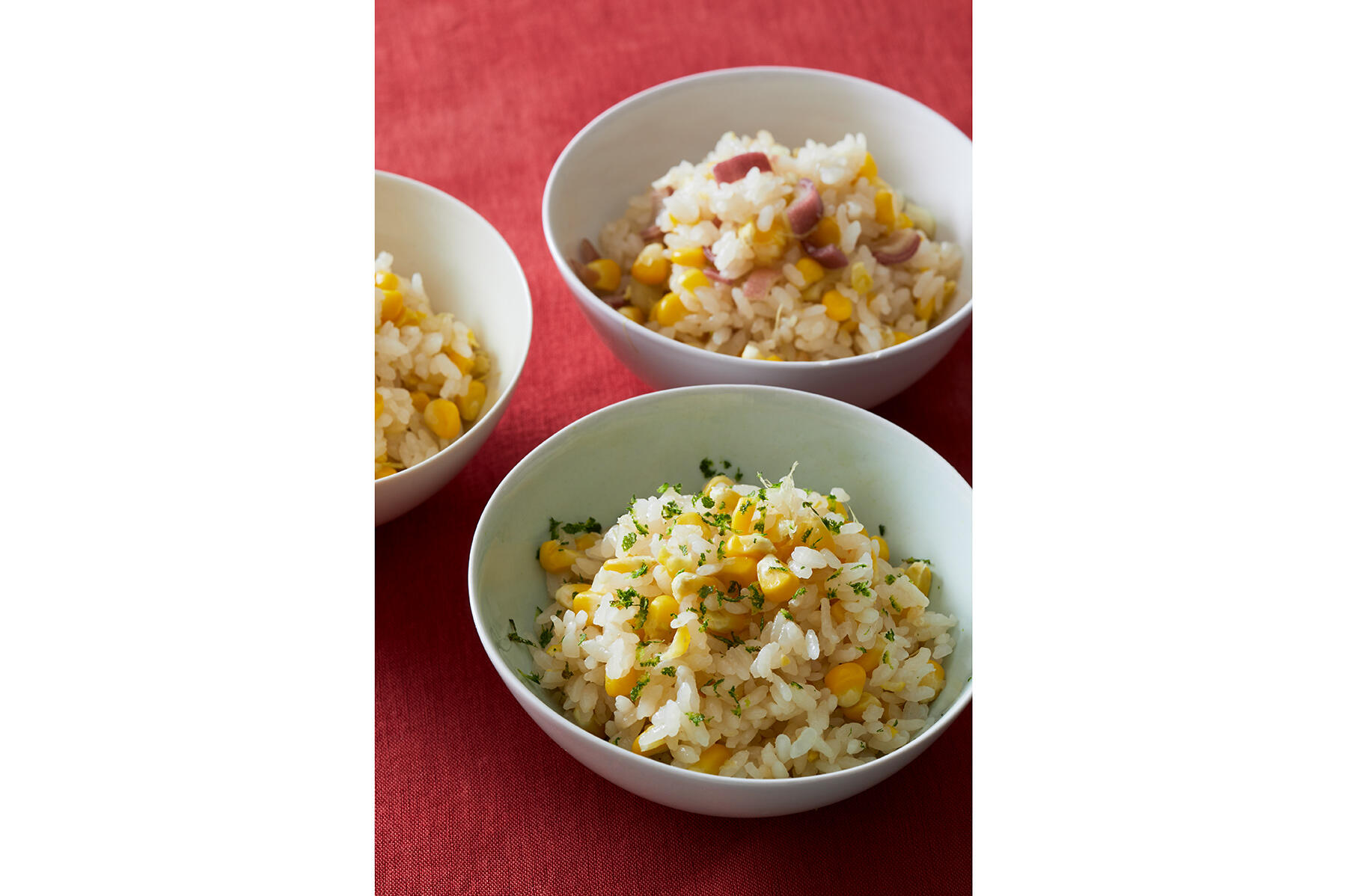 甘味をたっぷり引き出した“とうもろこしご飯”