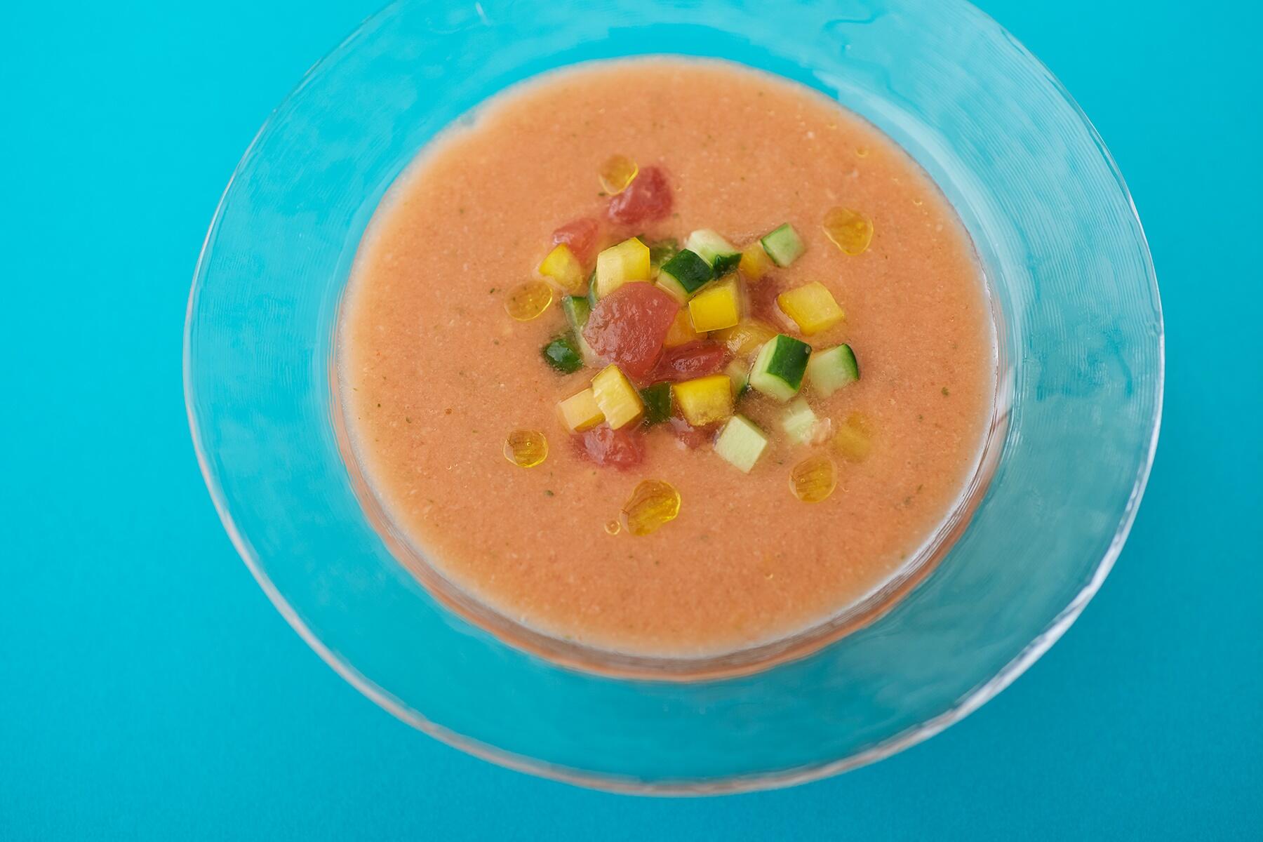 栄養満点の暑気払いスープ