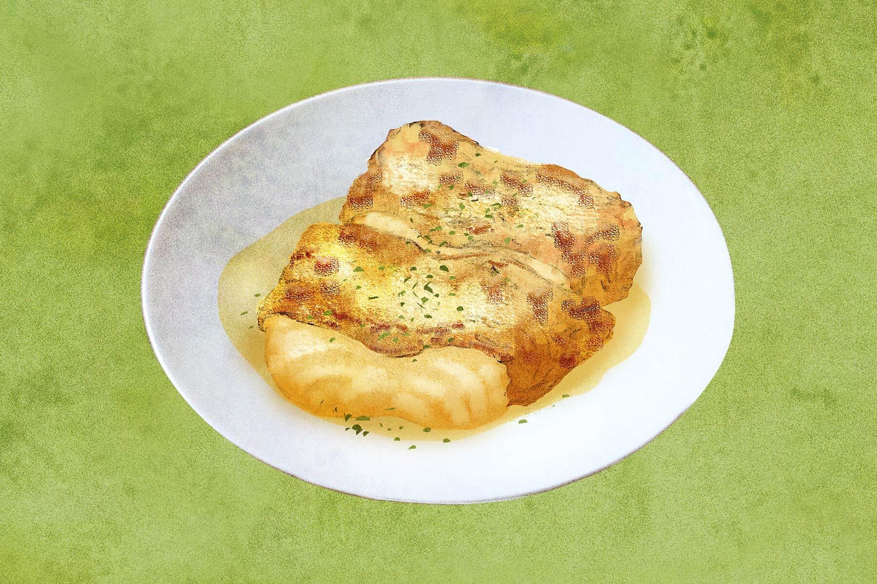 オヒョウのムニエル