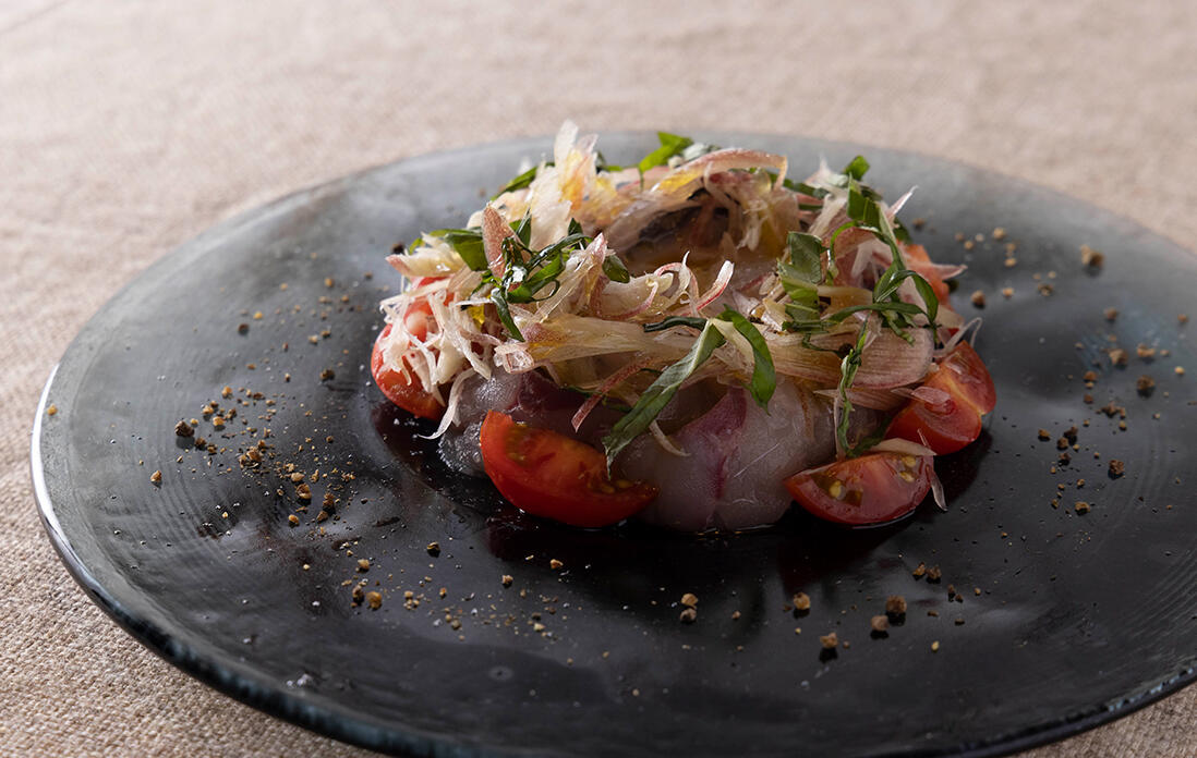 アジのカルパッチョ