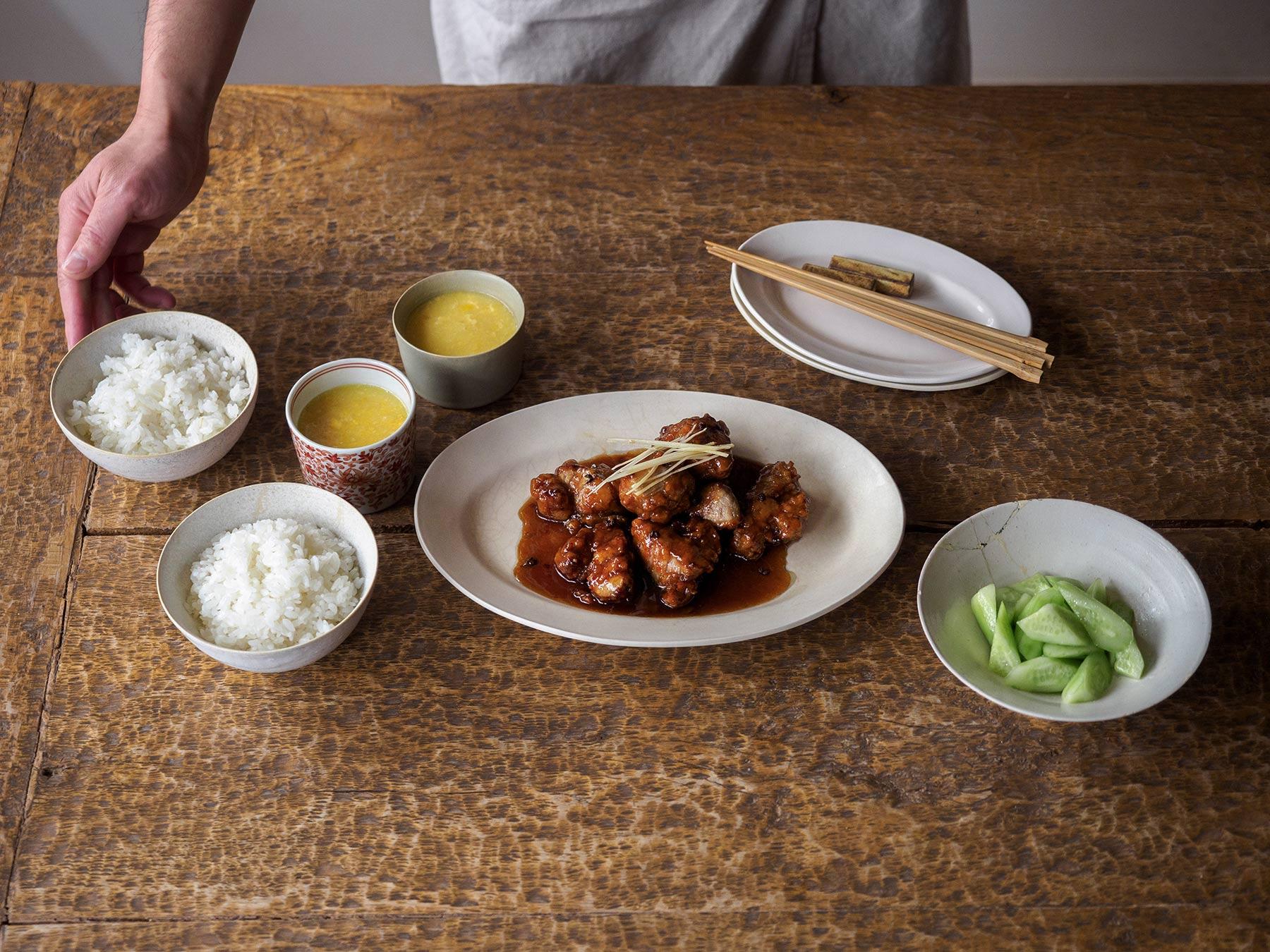 とうもろこしの中華スープ