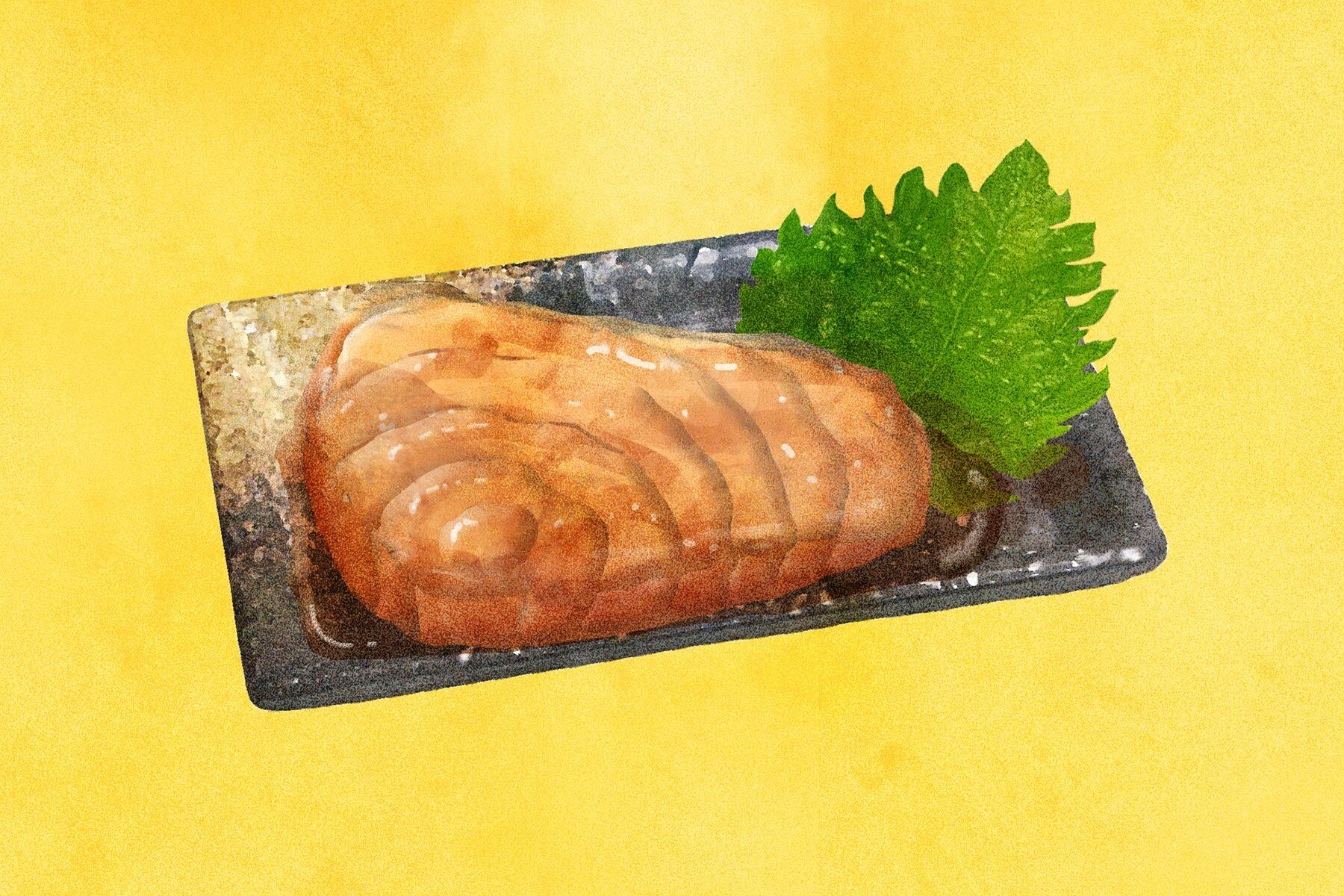 バショウカジキの照り焼き