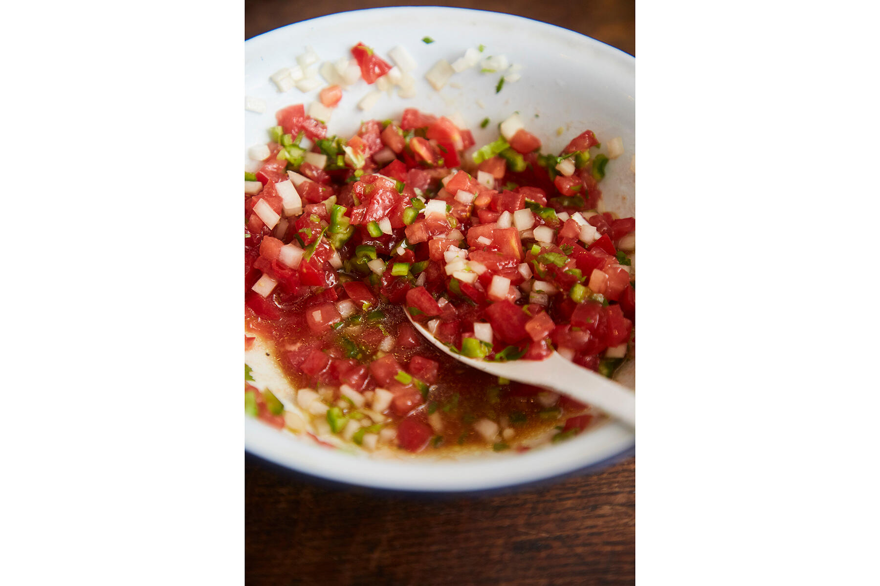 野菜のトッピングをつくる