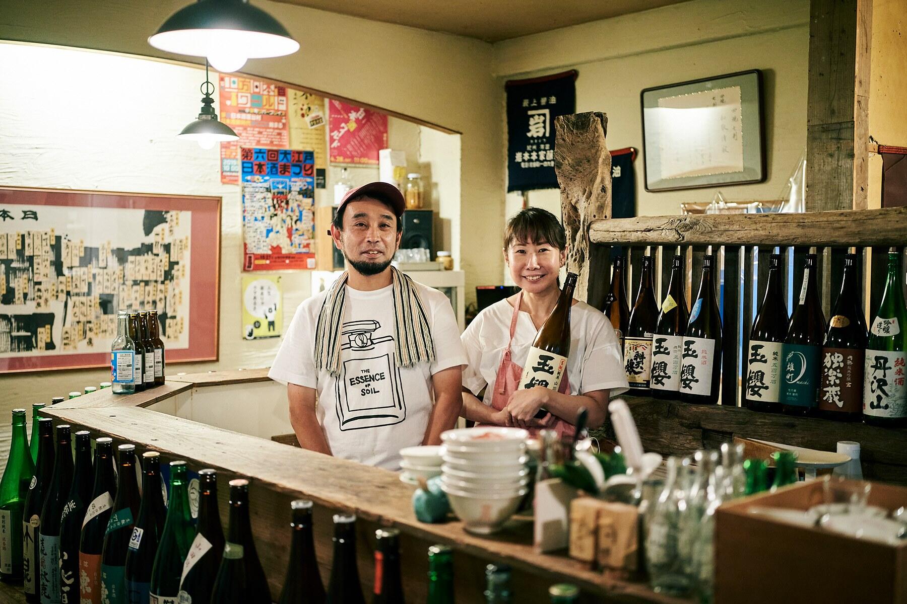 店主と門田美智留さん