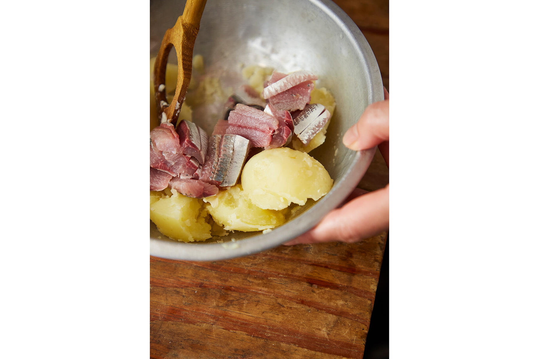 じゃがいもをゆでる