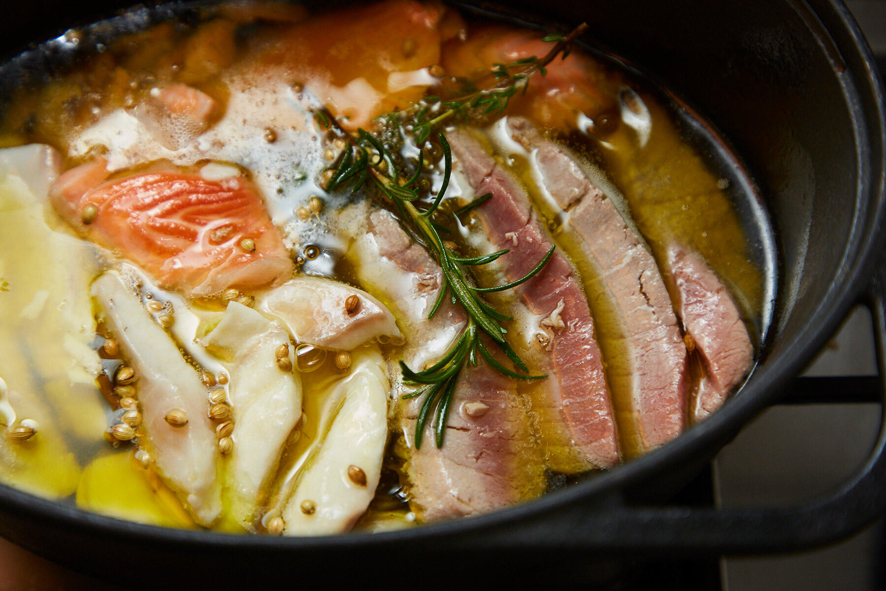 しっとりと火を入れる