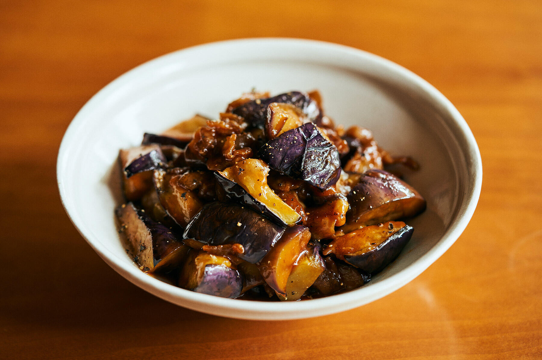 程よい甘味の万能副菜“なすのケチャップあん”