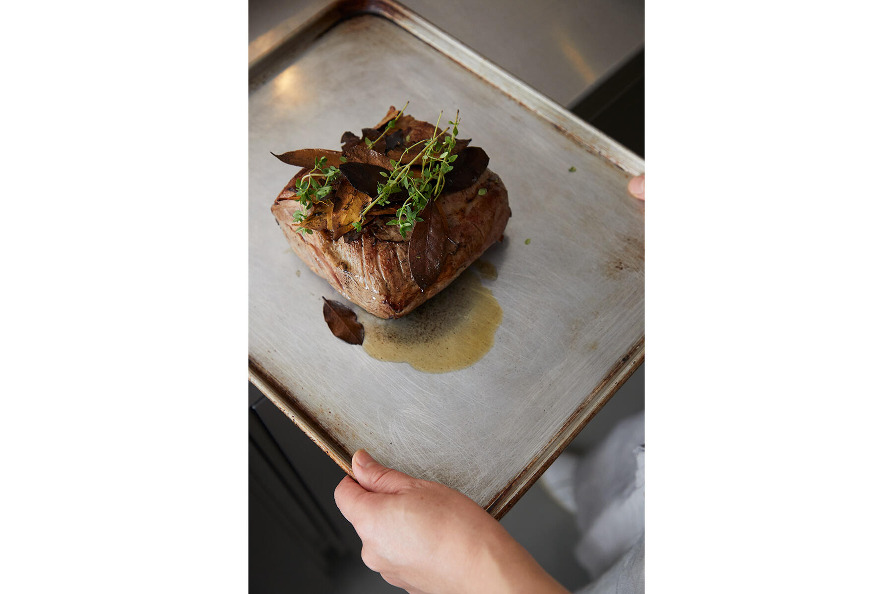 オーブンに入れる